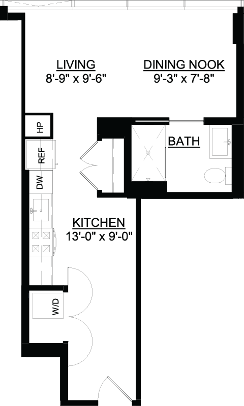 Studio C floor plan