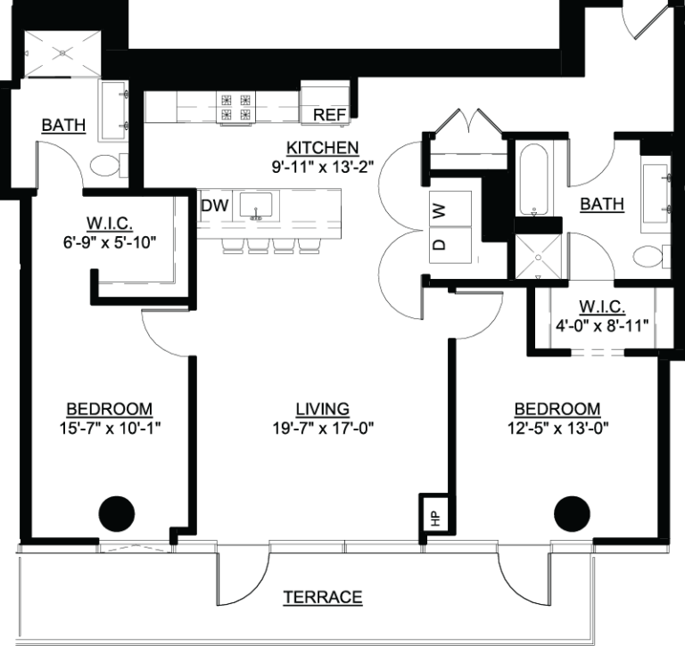 Floorplans Printers Row Luxury Apartment Floorplans Imprint