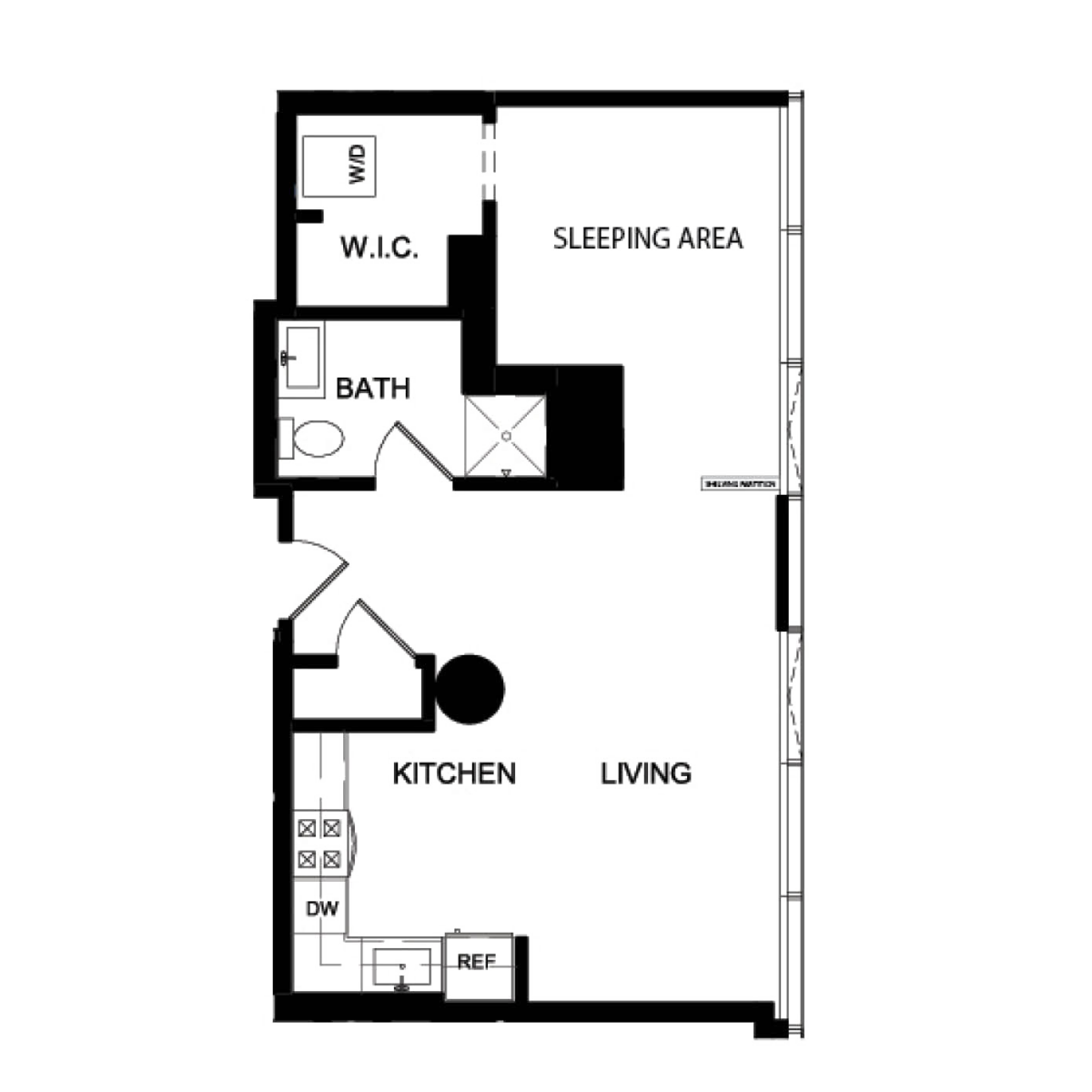 Convertible Deluxe W Imprint Apartments