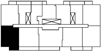 Four Bedroom B Duplex Terrace lower key plate