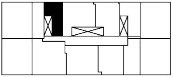 One Bedroom B Duplex Terrace upper key plate