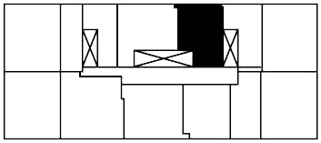 One Bedroom Den C Duplex upper key plate