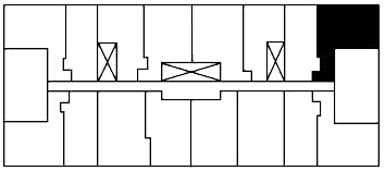 One Bedroom L key plate