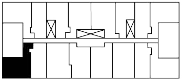 One Bedroom O key plate