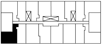One Bedroom Terrace I key plate