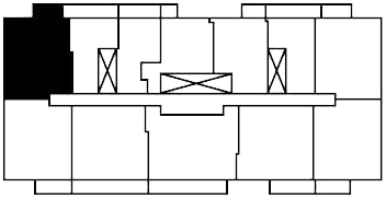 Three Bedroom Den D Duplex Terrace lower key plate