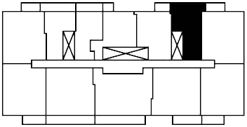 Two Bedroom A Duplex Terrace lower key plate