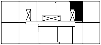 Two Bedroom A Duplex Terrace upper key plate