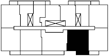 Two Bedroom I Duplex Terrace lower key plate